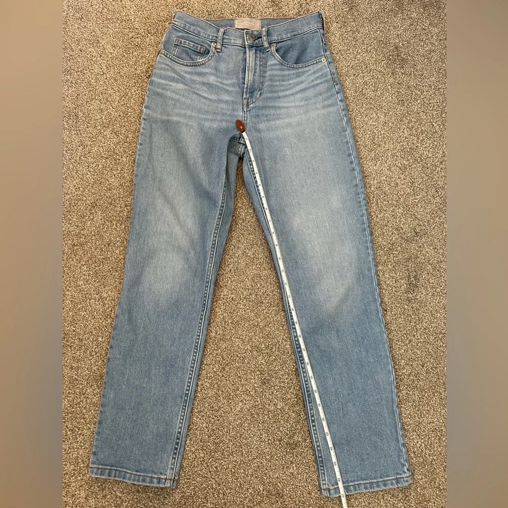 Everlane Cheeky Jean Women’s Size 26 Organic Cotton Blue Light Wash 90’s Preppy - Picture 10 of 11